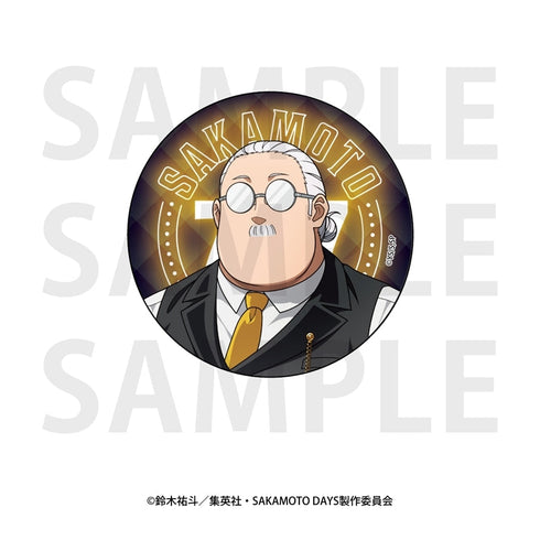 『SAKAMOTO DAYS』メタリック缶バッジ 描き下ろし等身「カジノディーラー」坂本太郎A